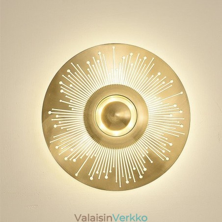 Nordic messinkiseinävalaisin ontto pyöreä valaisin Nordic messinkiseinävalaisin ontto pyöreä valaisin