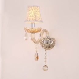 Tyylikäs Crystal Sconce eurooppalaistyylinen seinävalaisin käytävä