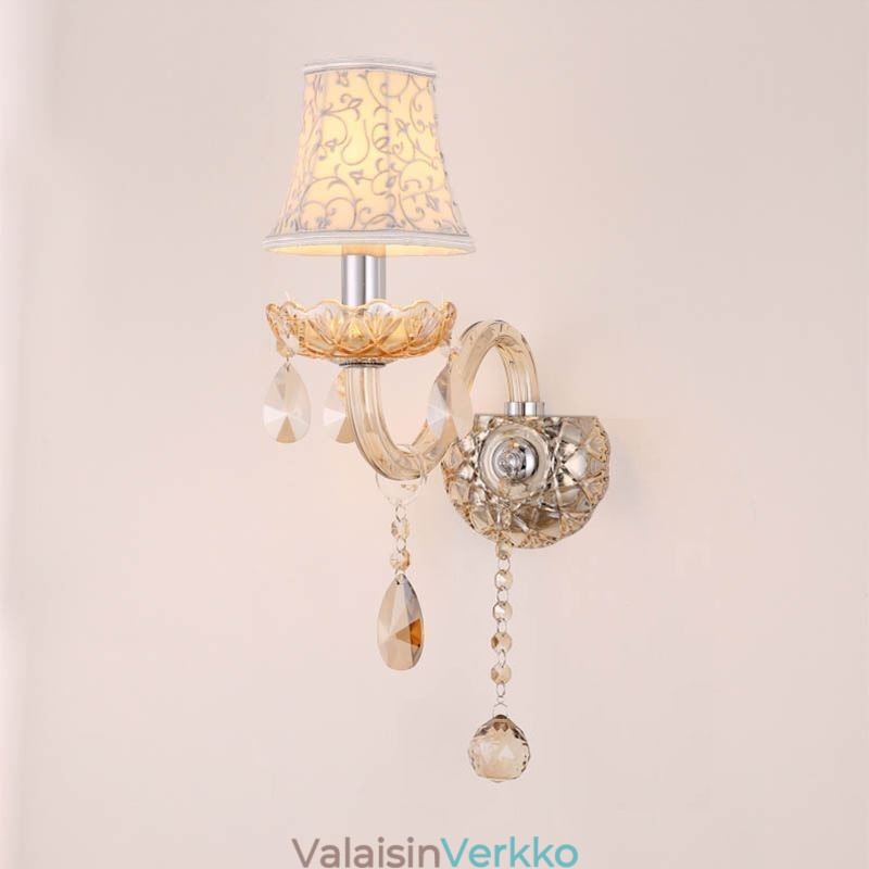 Tyylikäs Crystal Sconce eurooppalaistyylinen seinävalaisin käytävä