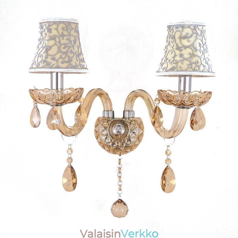 Tyylikäs Crystal Sconce eurooppalaistyylinen seinävalaisin käytävä