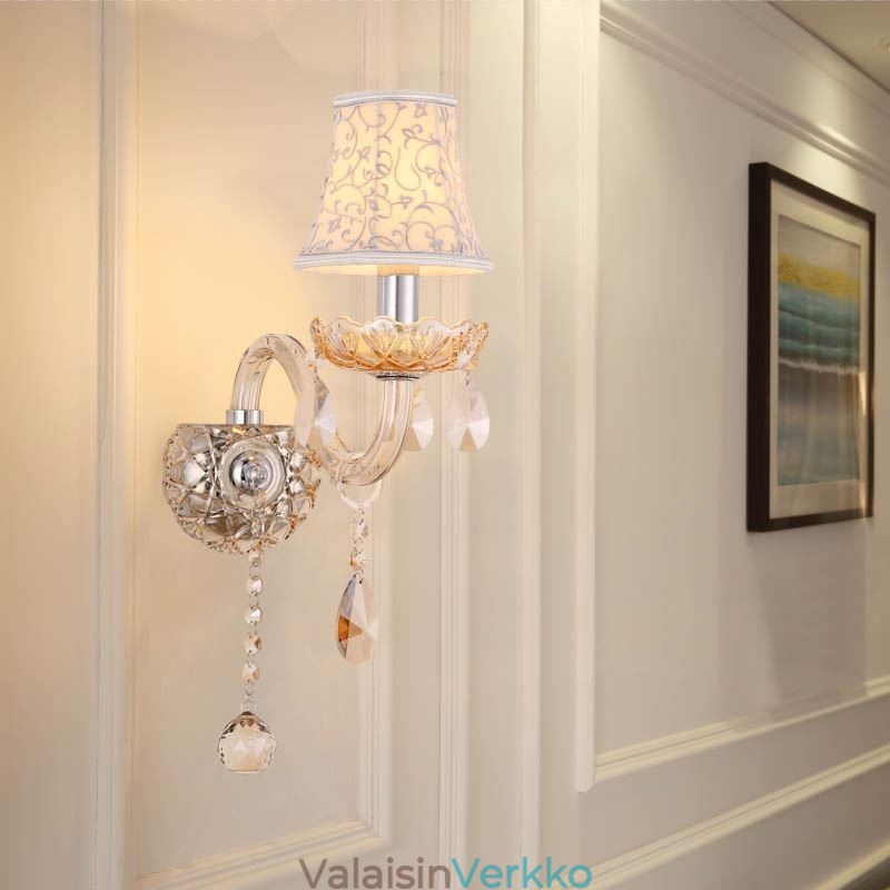 Tyylikäs Crystal Sconce eurooppalaistyylinen seinävalaisin käytävä