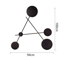 Moderni seinävalaisin geometrisen muotoinen rautavalaisin