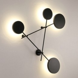 Moderni seinävalaisin geometrisen muotoinen rautavalaisin
