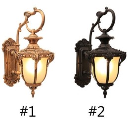 European Retro Outdoor Light vedenpitävä veistetty seinävalaisin sisäpihan käytävä
