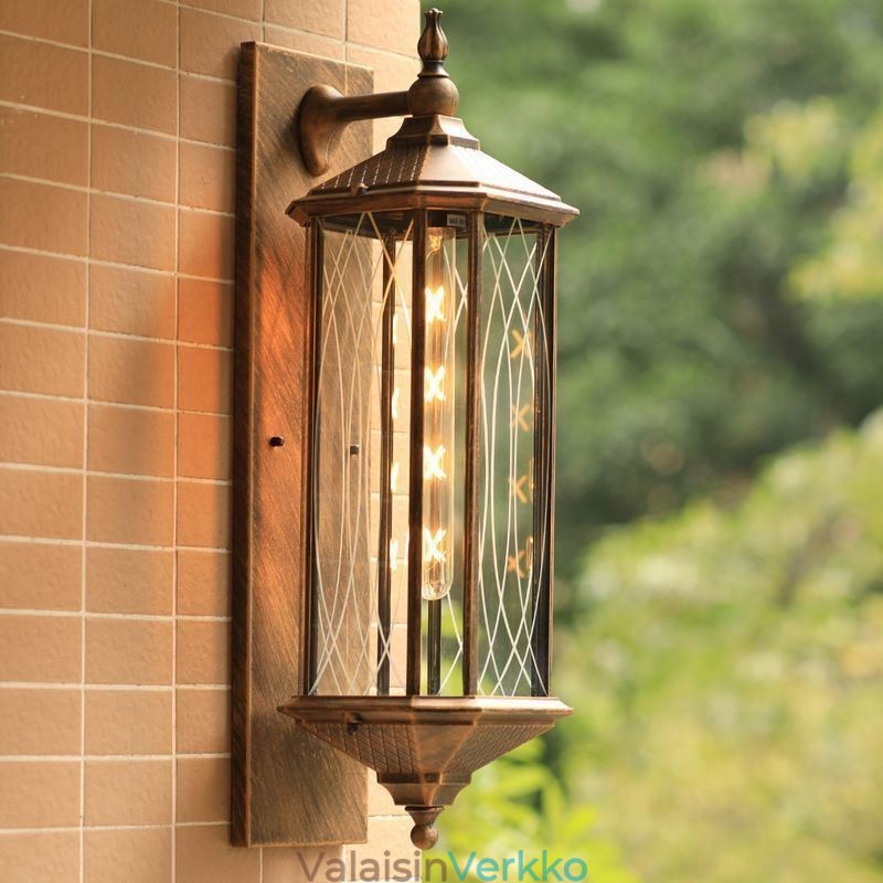 Kiinalainen ulkoseinävalaisin, yksipää, vedenpitävä Streamer seinävalaisin