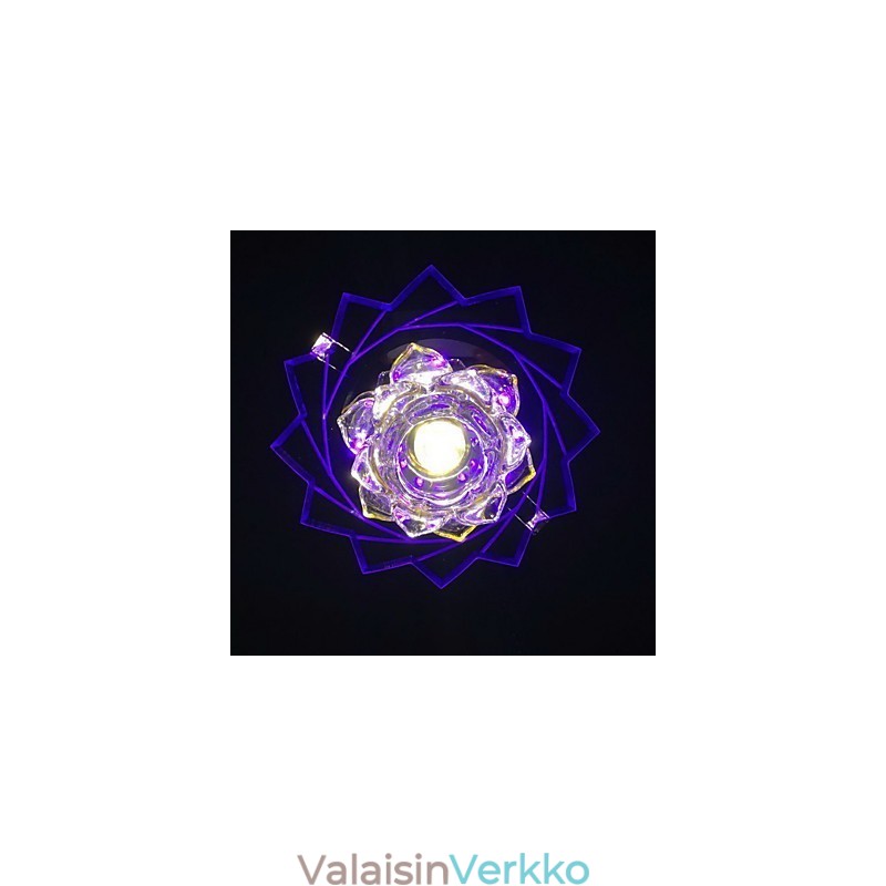 Moderni nykyaikainen Crystal Metal Flush Mount