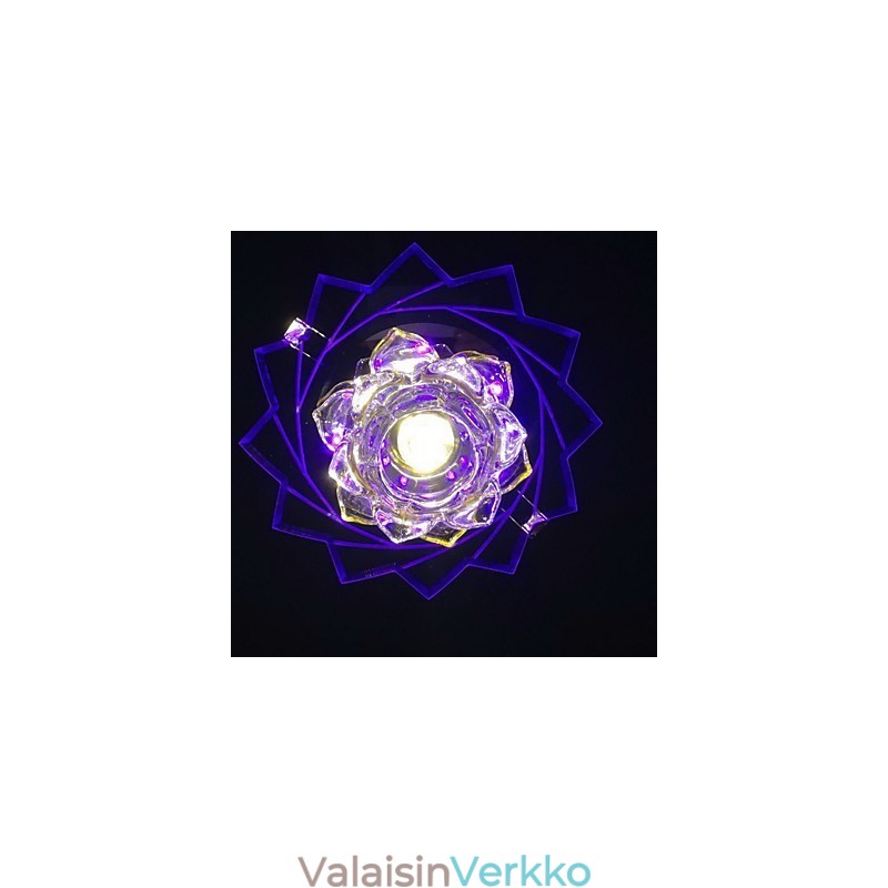 Moderni nykyaikainen Crystal Metal Flush Mount