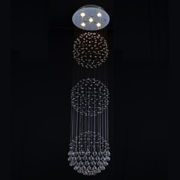 Moderni nykyaikainen Crystal Chrome -tasoteline