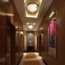Moderni nykyaikainen Crystal Metal Flush Mount