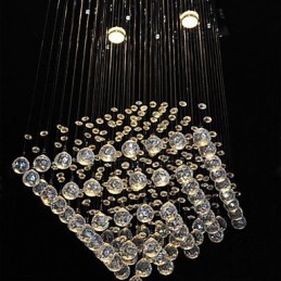 Clear Crystal 4 Lights uppoasennus yksinkertaisessa suunnittelussa