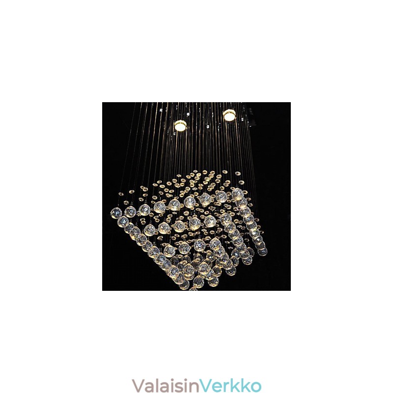 Clear Crystal 4 Lights uppoasennus yksinkertaisessa suunnittelussa