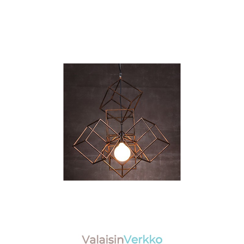 Riipus 1 Vaalea Vintage Minimalistinen rautamaalaus kattokruunu