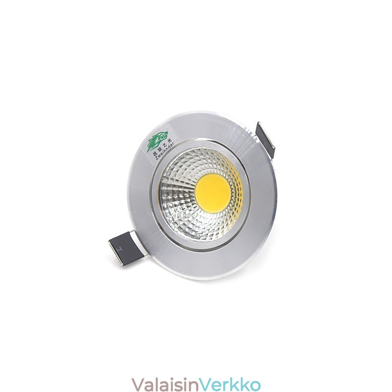 4kpl Zweihnder 3W 300Lm COB kattolamppu alasvalo lämmin valkoinen valo