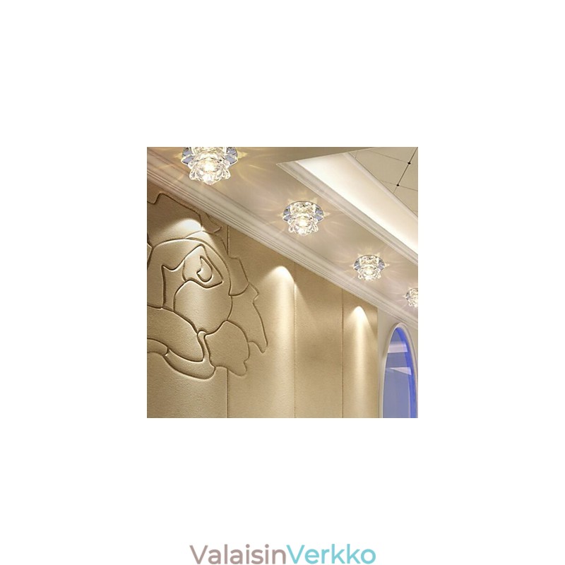 Crystal Lamp Smd CreativeTube Spotlight absorboi kupuvaloa