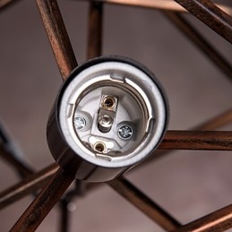 Riipus 1 Vaalea Vintage Minimalistinen rautamaalaus kattokruunu