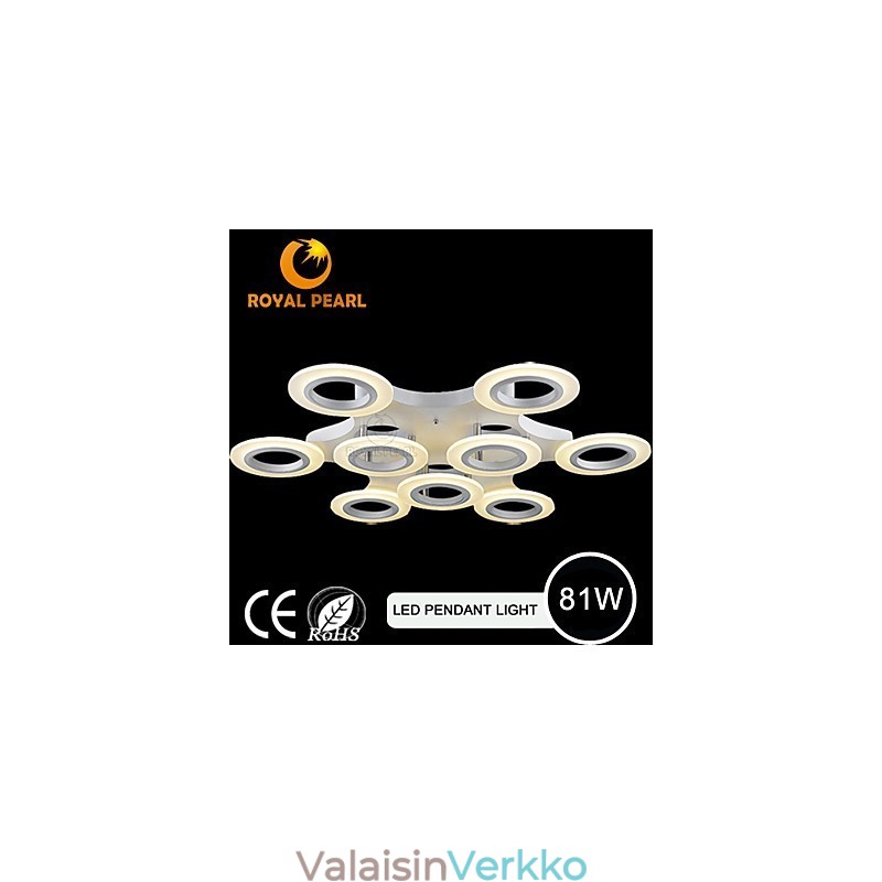 Lämmin valkoinen Hot Selling Circle -riippuvalaisin ostoskeskukseen