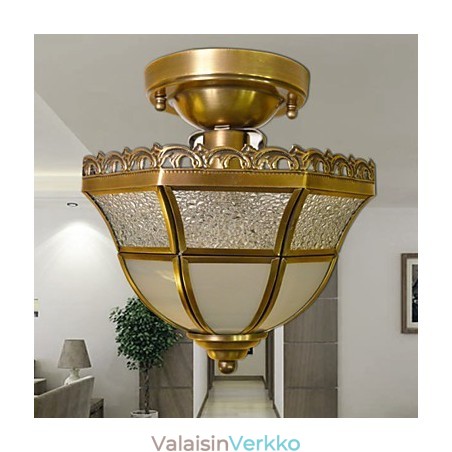 Perinteiset klassiset minityyliset messinkiset metalliset uppoasennettavat kohdevalot