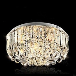 Uppoasennusvalojen alaosaston ohjausvalolähde Crystal Metal Fashion Modern Classic