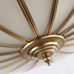 Flush Mount Crystal Modern Contemporary Perinteinen Classic Metal