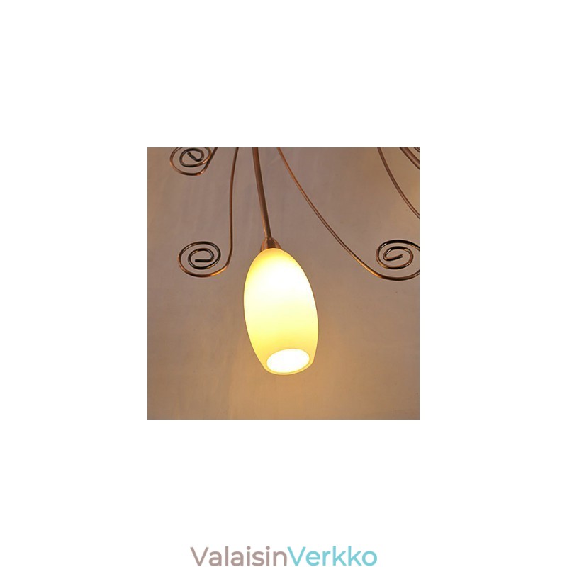 Taiteelliset alumiiniset uppoasennusvalot 12 valolla