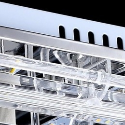 Uppoasennettava kolmivärinen valo kaukosäätimellä Moderni nykyaikainen lasi