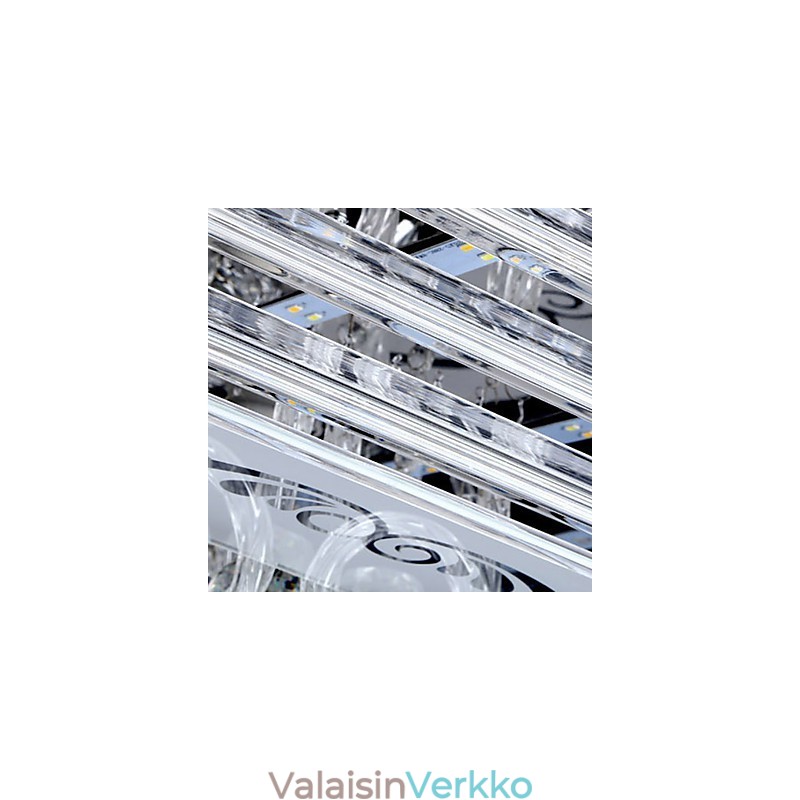 Uppoasennettava kolmivärinen valo kaukosäätimellä Moderni nykyaikainen lasi