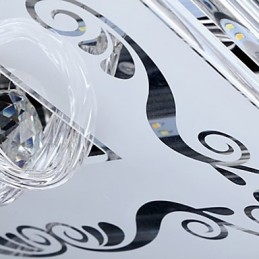 Uppoasennettava kolmivärinen valo kaukosäätimellä Moderni nykyaikainen lasi