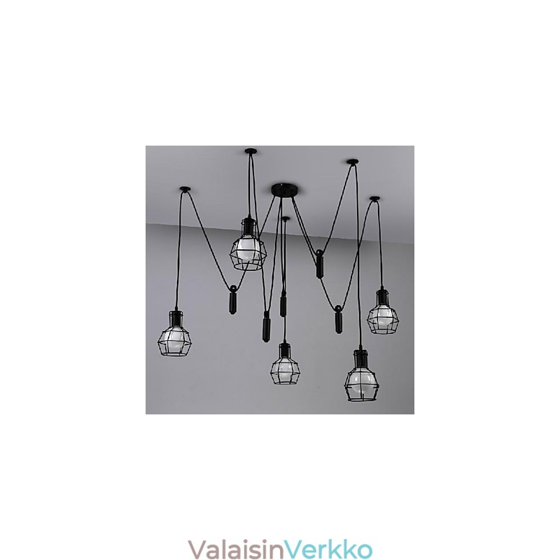 Perinteinen Classic Vintage Retro Lyhty Country Mini Style Maalaus Metal Riipus Valoruokailu