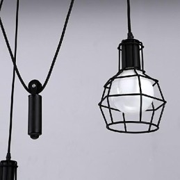 Perinteinen Classic Vintage Retro Lyhty Country Mini Style Maalaus Metal Riipus Valoruokailu