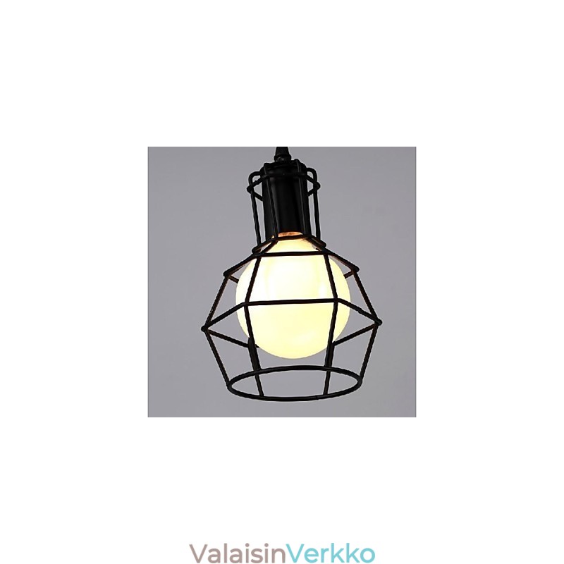 Perinteinen Classic Vintage Retro Lyhty Country Mini Style Maalaus Metal Riipus Valoruokailu