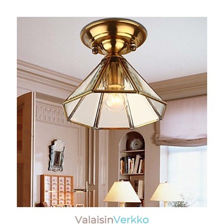 Perinteiset klassiset minityyliset messinkiset metalliset uppoasennettavat kohdevalot