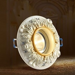 10 * 3,5 cm Eurooppa-tyyppinen maalaistyylinen kattoputkilamppu vaimentava kupuvalolamppu