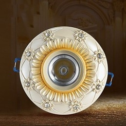 10 * 3,5 cm Eurooppa-tyyppinen maalaistyylinen kattoputkilamppu vaimentava kupuvalolamppu