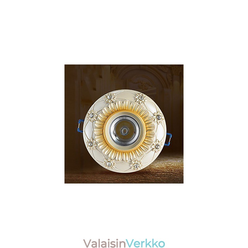 10 * 3,5 cm Eurooppa-tyyppinen maalaistyylinen kattoputkilamppu vaimentava kupuvalolamppu