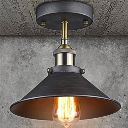 Vintage Mini Edison kattovalaisin 1 kevytmetallinen uppoasennus