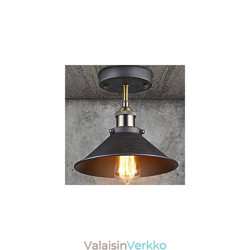 Vintage Mini Edison kattovalaisin 1 kevytmetallinen uppoasennus