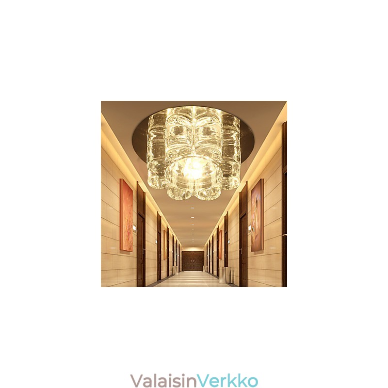 Moderni nykyaikainen Crystal Flush Mount