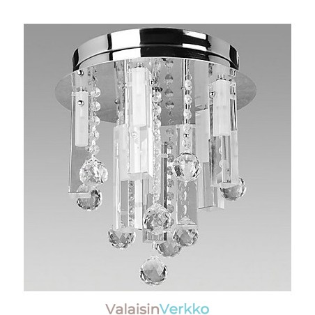 Crystal kattovalaisin 8 valolla Crystal kattovalaisin 8 valolla