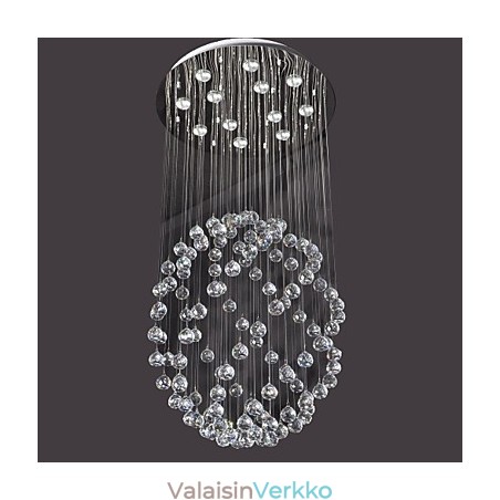 Moderni nykyaikainen Crystal Chrome -tasoteline