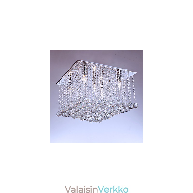 Flush Mount Crystal Modern Contemporary Metal