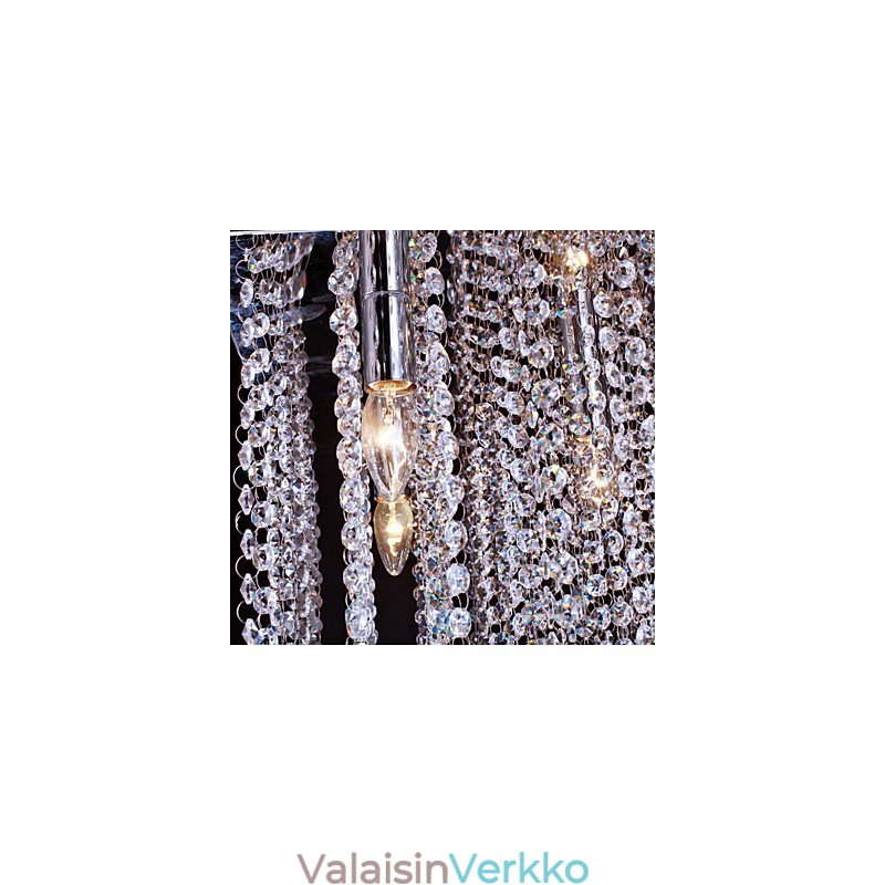 Flush Mount Crystal Modern Contemporary Metal