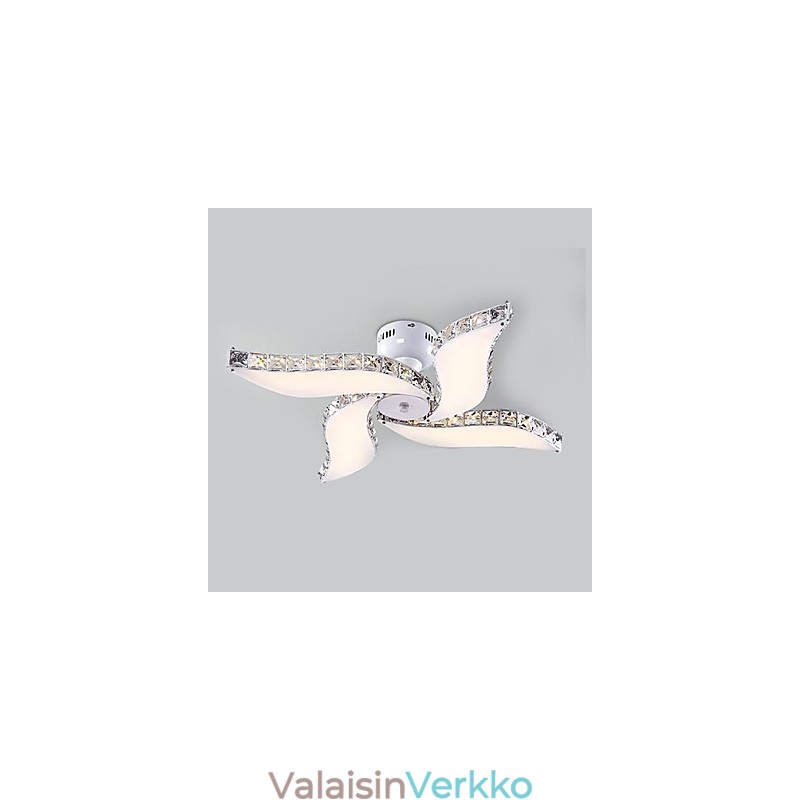 Moderni nykyaikainen Crystal Metal Flush Mount
