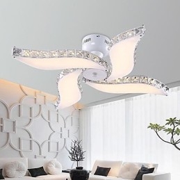 Moderni nykyaikainen Crystal Metal Flush Mount