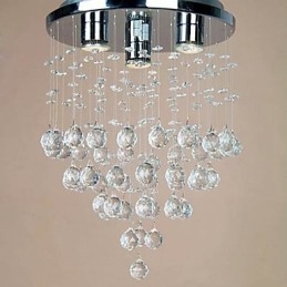 3 valoa Crystal Flush Mount Light
