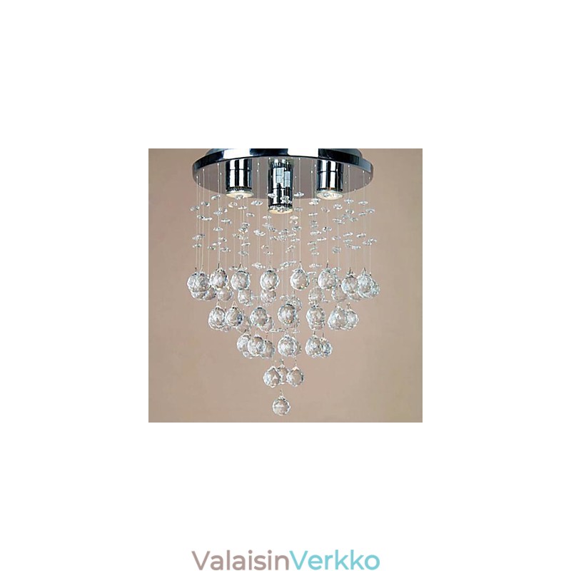3 valoa Crystal Flush Mount Light
