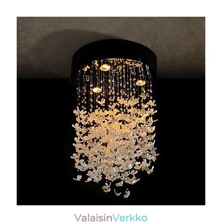 Moderni puolitaskuteline, jossa on 3 Lights Butterfly -varjostin Moderni puolitaskuteline, jossa on 3 Lights Butterfly -varjostin