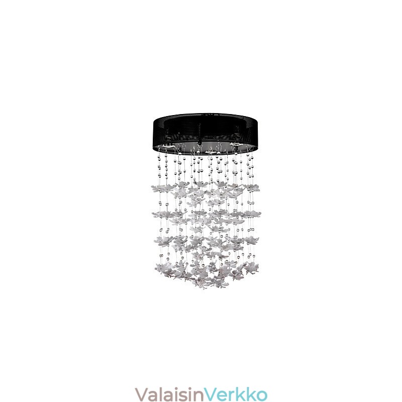 Moderni puolitaskuteline, jossa on 3 Lights Butterfly -varjostin