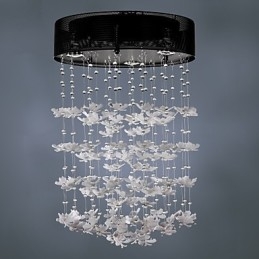 Moderni puolitaskuteline, jossa on 3 Lights Butterfly -varjostin
