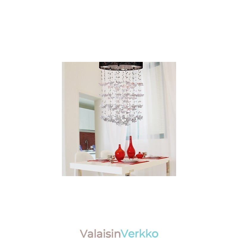 Moderni puolitaskuteline, jossa on 3 Lights Butterfly -varjostin
