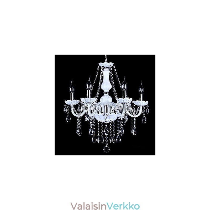 Kattokruunu Crystal Modern 6 Lights Contemporary Glass